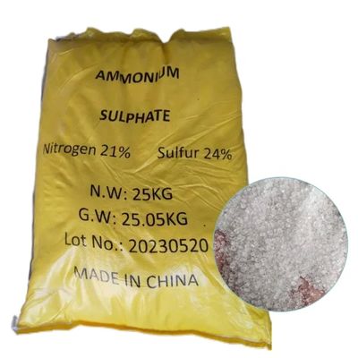 MSDS COA Blanco cristalino (NH4) 2SO4 Sulfato de amonio Químico para fertilizantes Certificado ISO